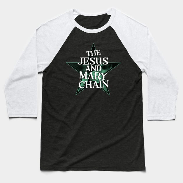 The Jesus & Mary Chain - Fanmade Baseball T-Shirt by fuzzdevil